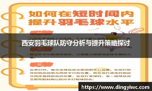 西安羽毛球队防守分析与提升策略探讨